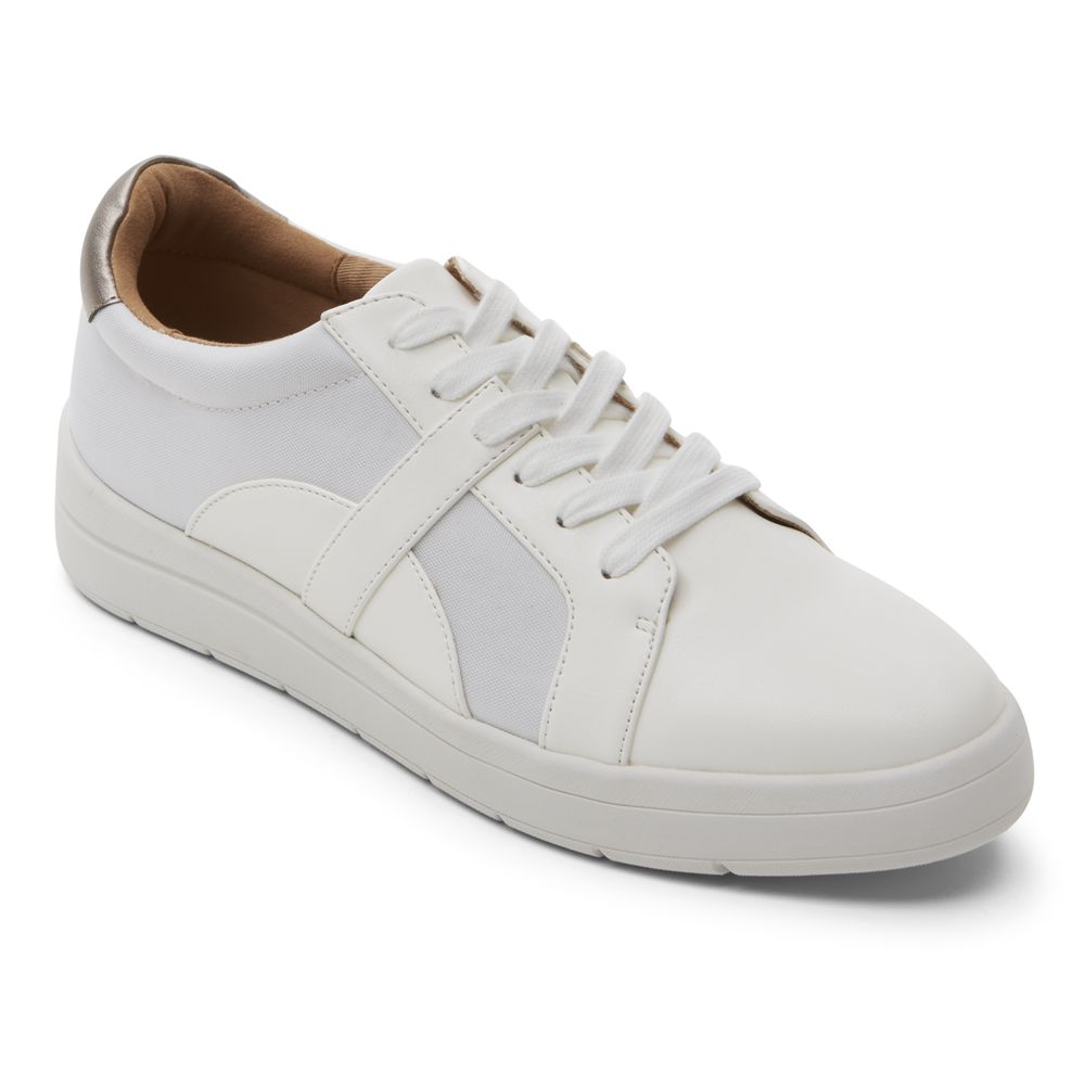 Rockport Women's Truflex Navya Sneakers - White | USA 80213-YTFW
